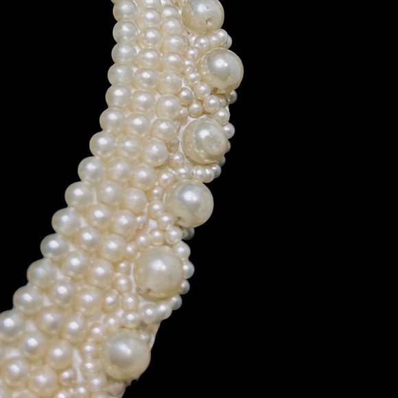 Vintage Glentex Faux Pearl Collar Clothing Accessory (5049) - Picture 5 of 9